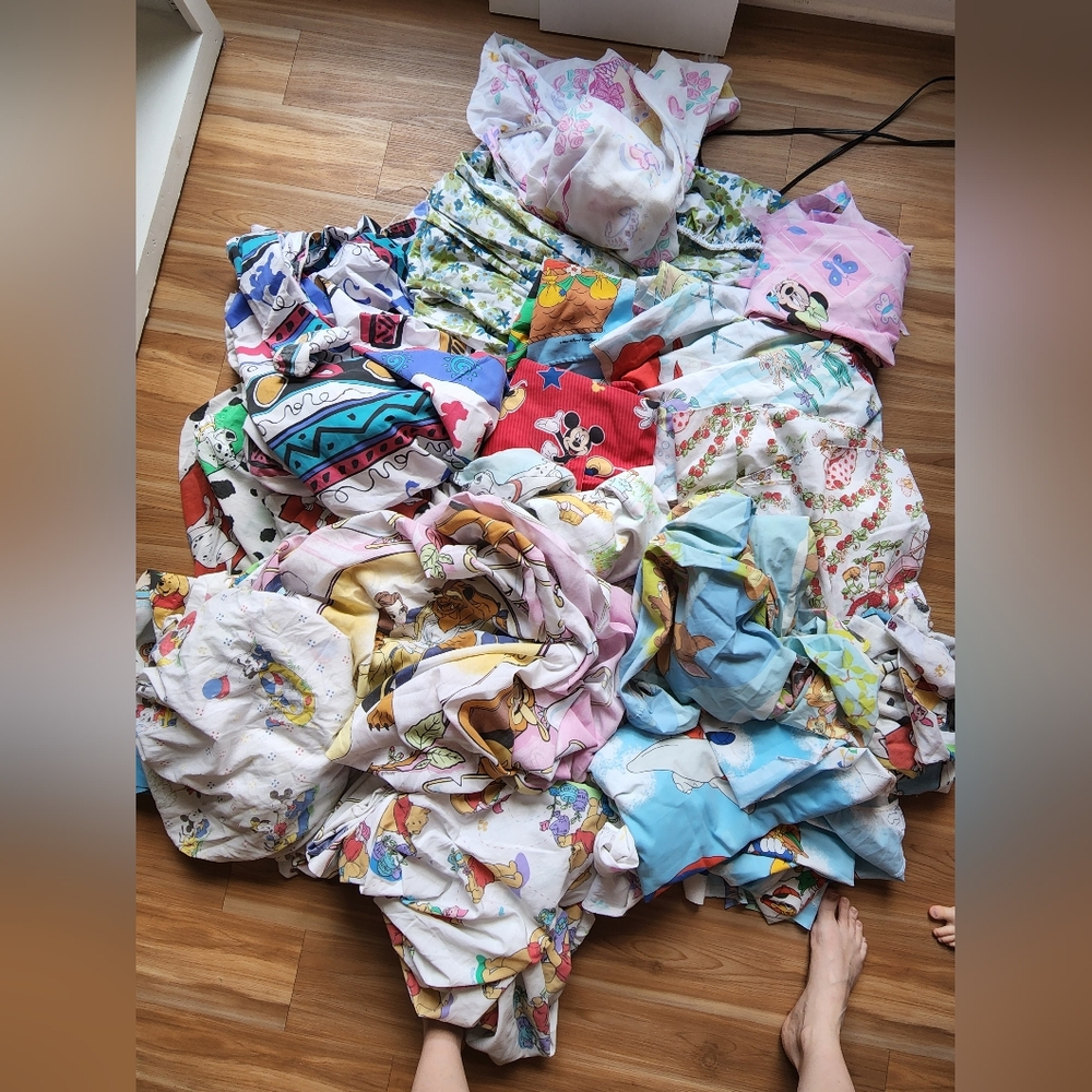 Vintage disney sheets and more bundle